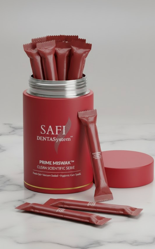 15-Day Fresh Breath Ritual™ — Vacuum-Sealed Miswak System With Airtight Holder